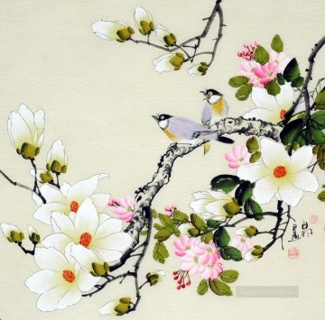  oise - Travaux de fleurs d’oiseaux chinois